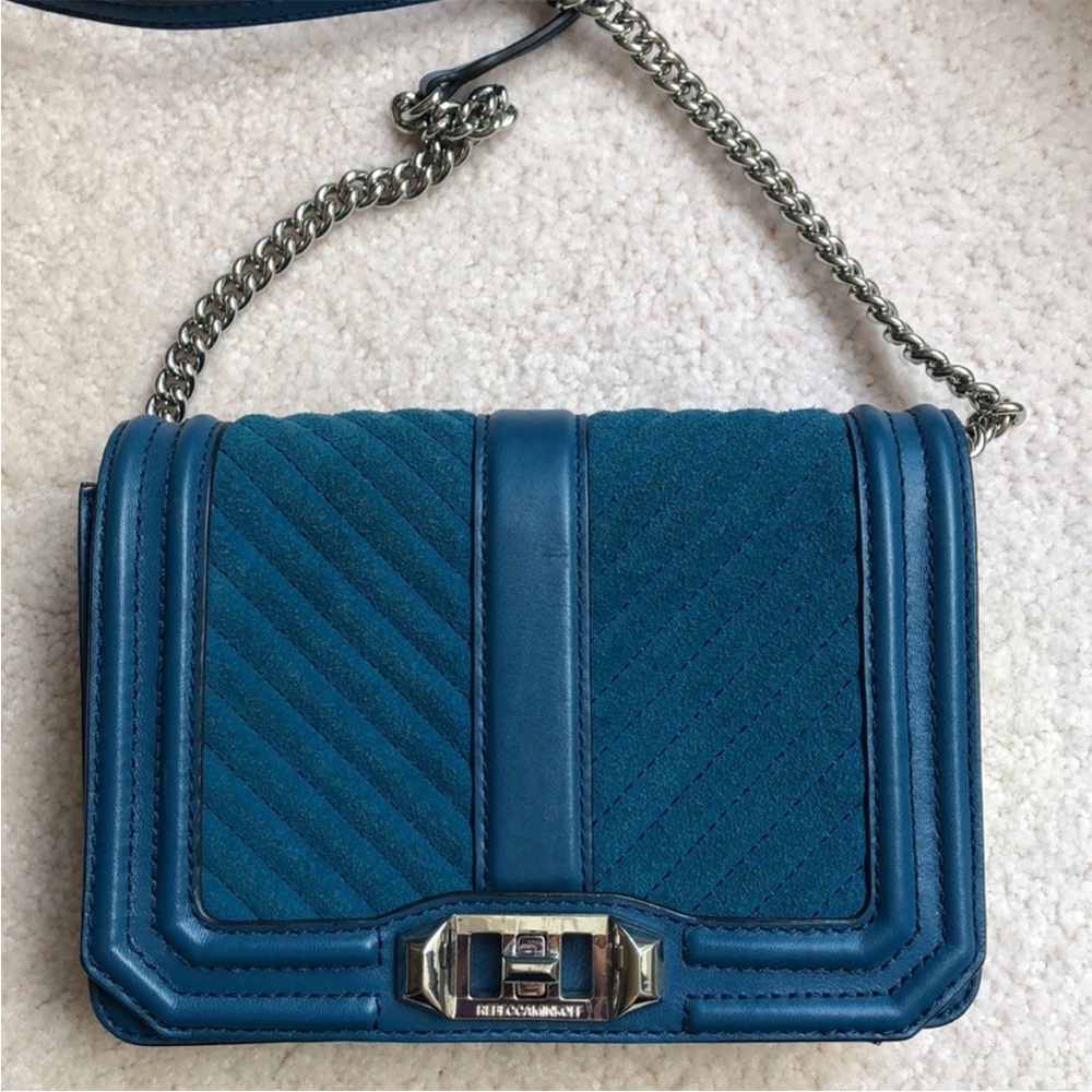 Rebecca Minkoff Blue Quilted Crossbody Bag